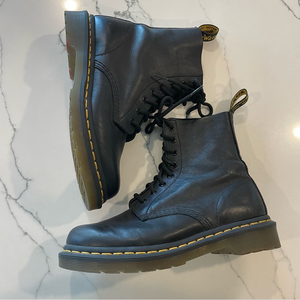 Dr. Martens Black Pascal Lace up Boots - Picture 2 of 13